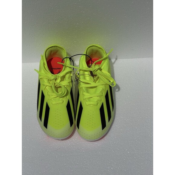 NEW Adidas X Crazyfast League FG Soccer Cleats Shoes Yellow IF0691 Youth 1.5 - Picture 2 of 9